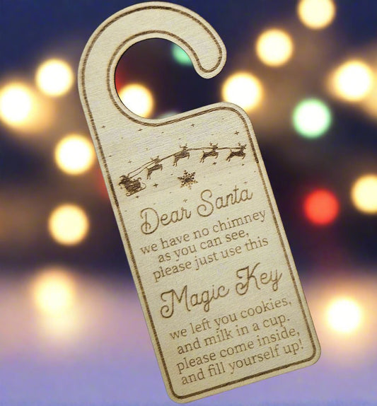 Hanging Christmas Key for Santa