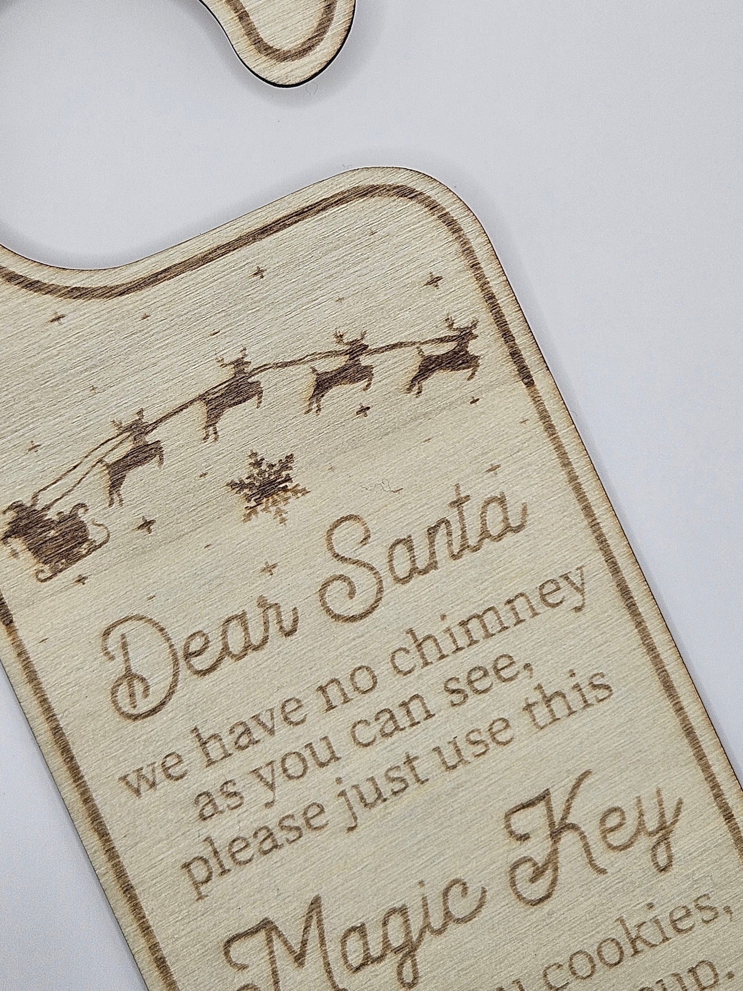 Hanging Christmas Key for Santa