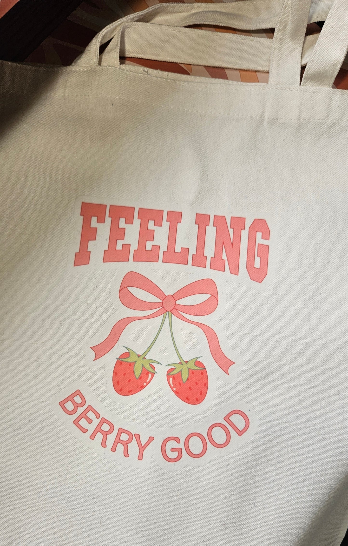 Feeling Berry Good - Large Tote Bag