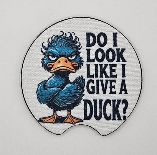 Grumpy Duck Car Coasters